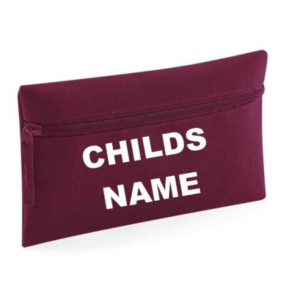 Pencil Case - Burgundy